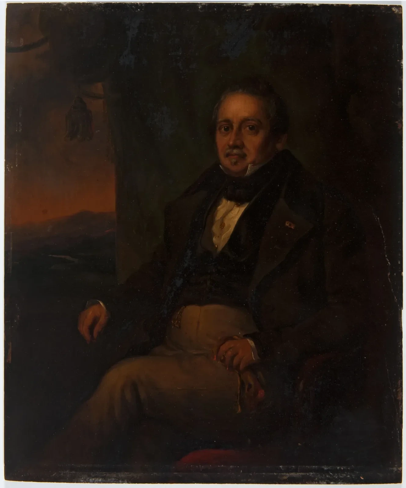 Portrait de Johannes Jacobus Verstege, Raden Saleh