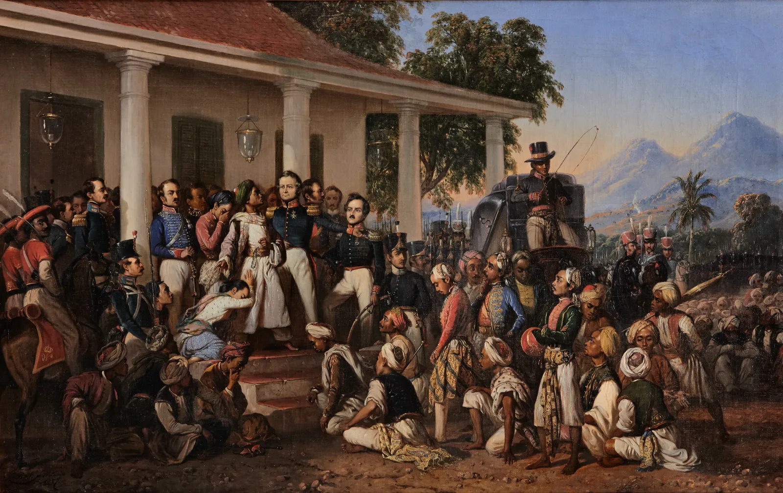 L'Arrestation du prince Diponegoro, Raden Saleh