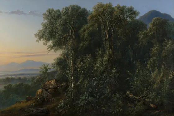 Indonesisch landschap — Raden Saleh