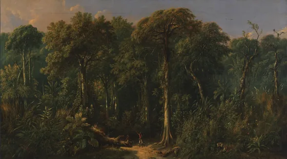 Javanese Jungle — Raden Saleh