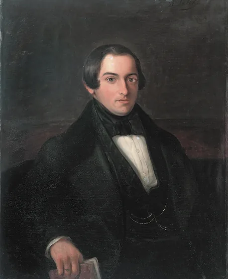 Portrait of Ary Prins (1816-1867) — Raden Saleh