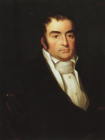 Portret van Herman Willem Daendels (1762-1818) — Raden Saleh
