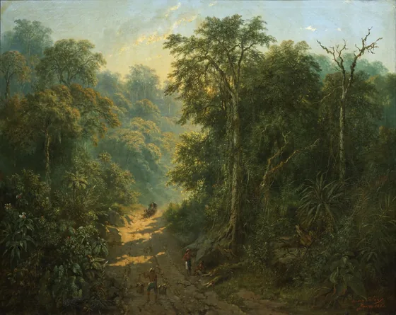 Vue du Megamendung — Raden Saleh