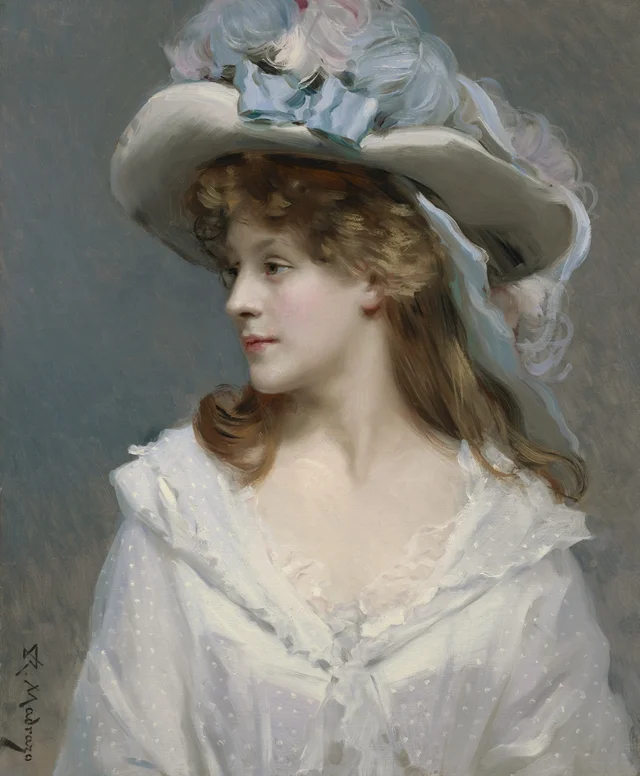 Mulher de branco