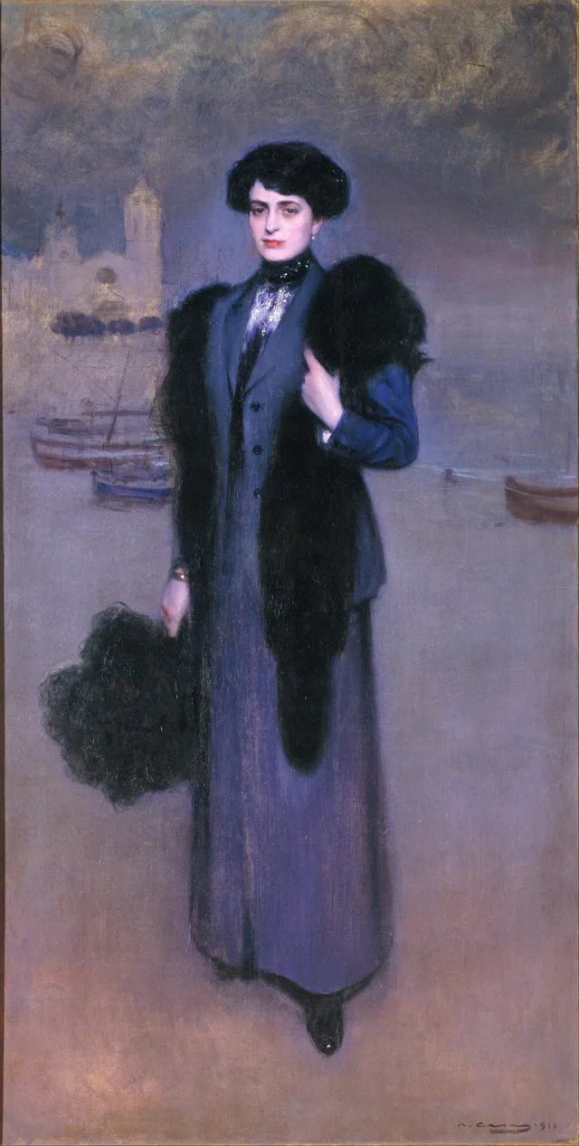 Portrait of Dolors Vidal, Ramon Casas