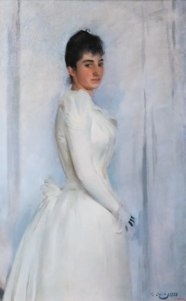 Portrait of Montserrat Carbó, Ramon Casas