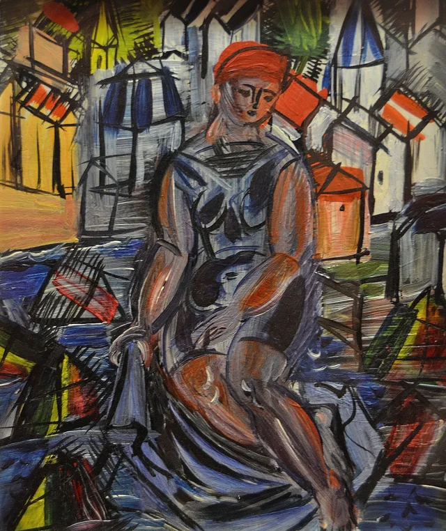 Baigneuse à Sainte-Adresse, Raoul Dufy
