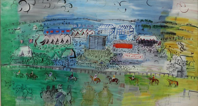 Courses à Epsom, Raoul Dufy