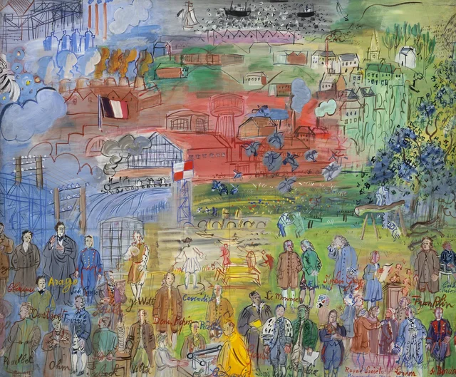 The Spirit of Electricity (panel D), Raoul Dufy