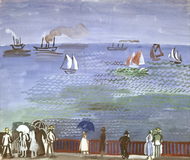 The Sea at Le Havre, Raoul Dufy