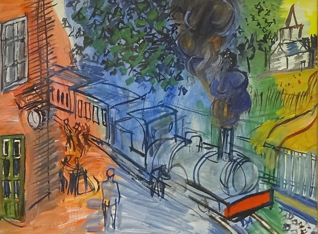 La Petite Gare, Raoul Dufy