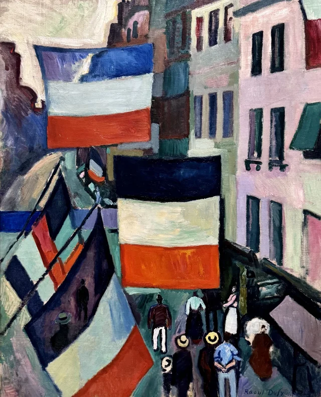 The Street Decked with Flags, Raoul Dufy