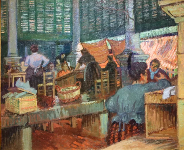 Le Marché aux poissons, Marseille, Raoul Dufy