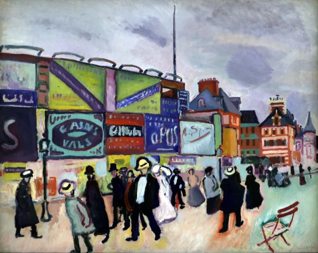 The Posters at Trouville, Raoul Dufy