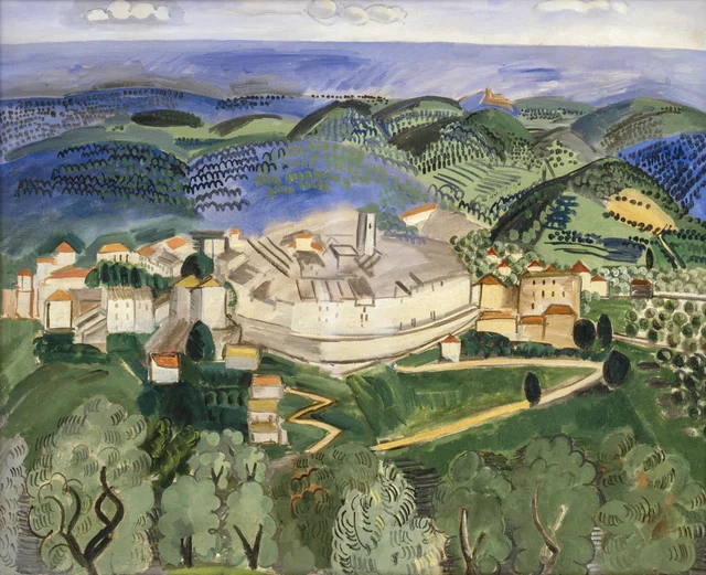 Landscape near Vence in Provence, Raoul Dufy