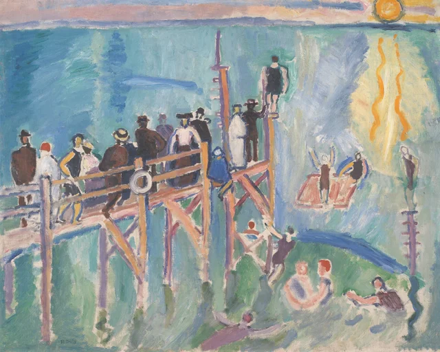 Sun Reflections on the Sea at Sainte-Adresse, Raoul Dufy