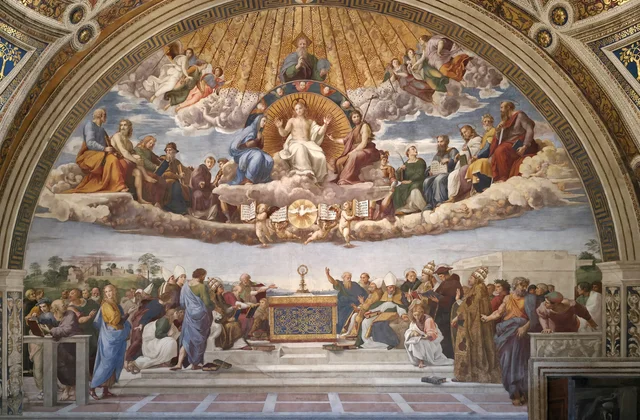 La Disputa del Santísimo Sacramento, Rafael