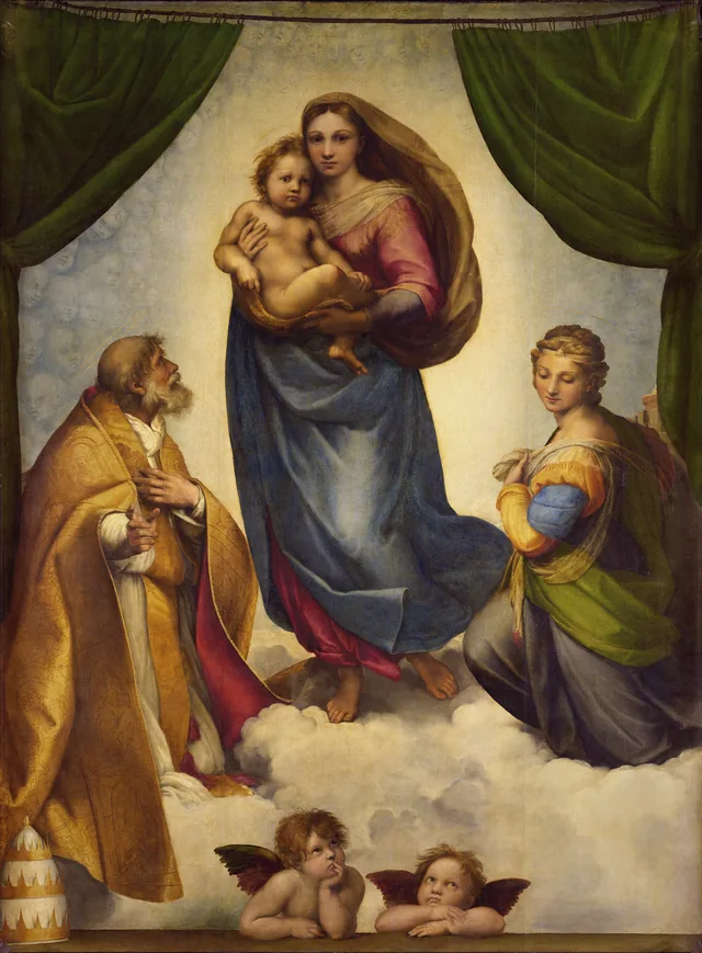 La Virgen Sixtina, Rafael