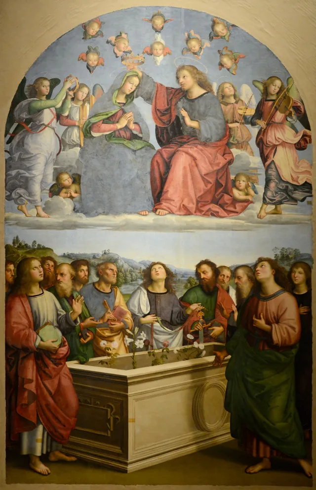 Le Couronnement de la Vierge (retable Oddi)