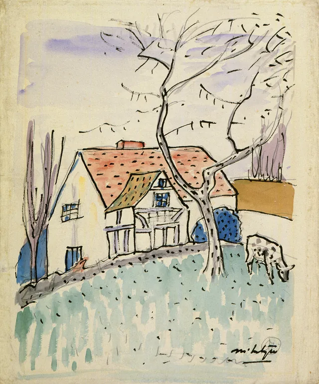 Choupana e bezerro, Raymond McIntyre