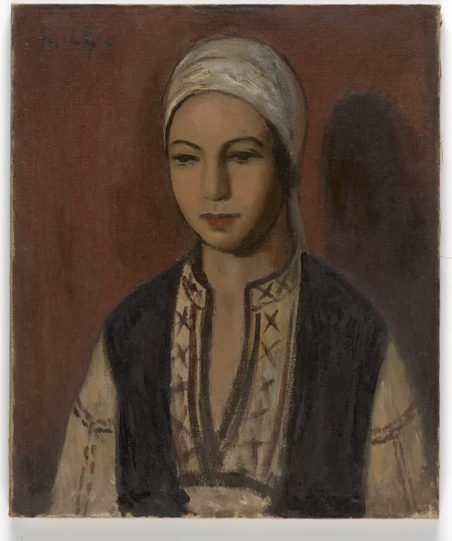 Moça de blusa camponesa, Raymond McIntyre