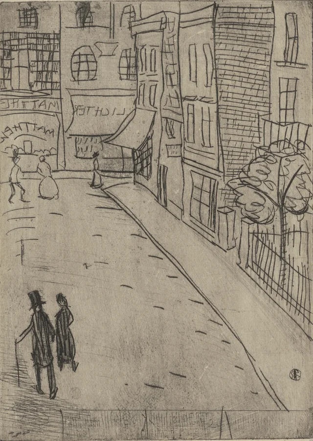 Cena de rua, Raymond McIntyre