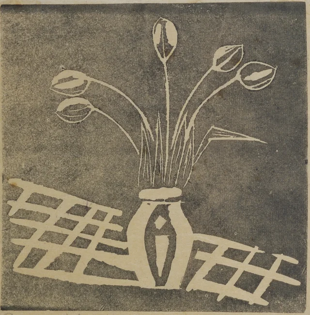Tulipas num vaso, Raymond McIntyre