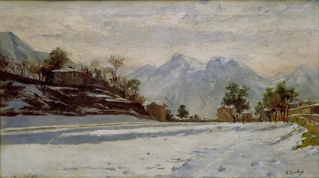 Neve, Como, Itália, Reinaldo Giudici