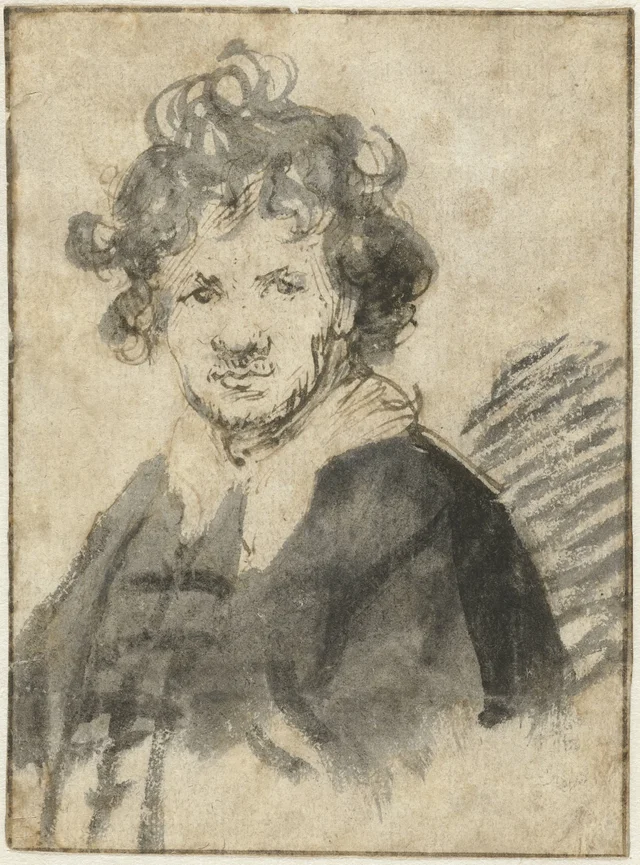 Self-portrait with Tousled Hair