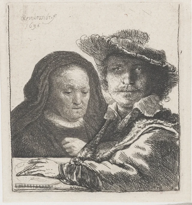 Autoportrait avec Saskia, Rembrandt van Rijn