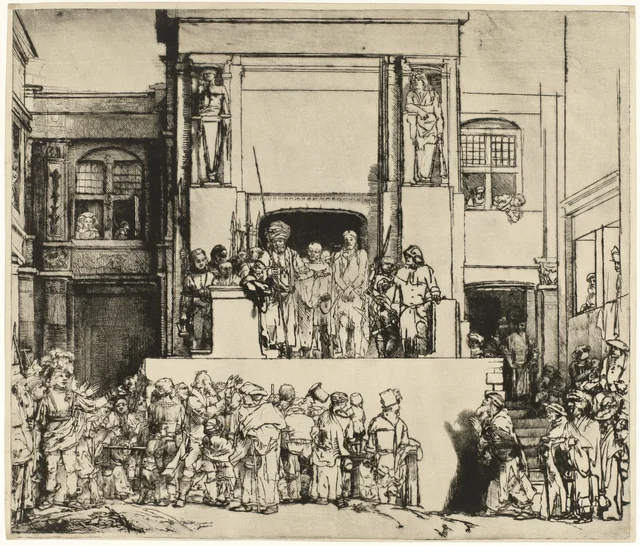 Ecce Homo (Cristo presentado al pueblo), Rembrandt van Rijn