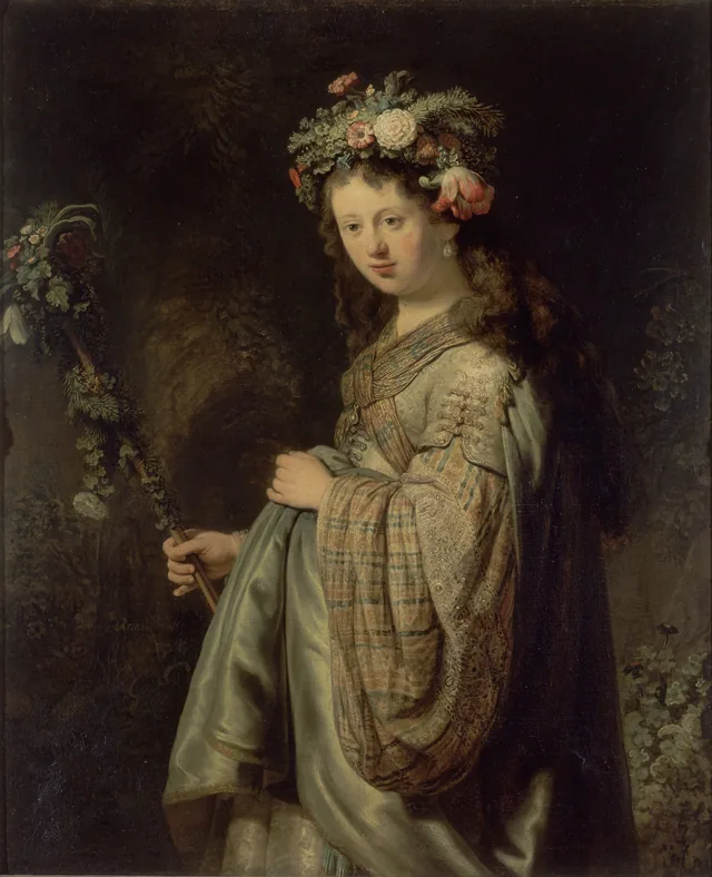 Flora, Rembrandt van Rijn