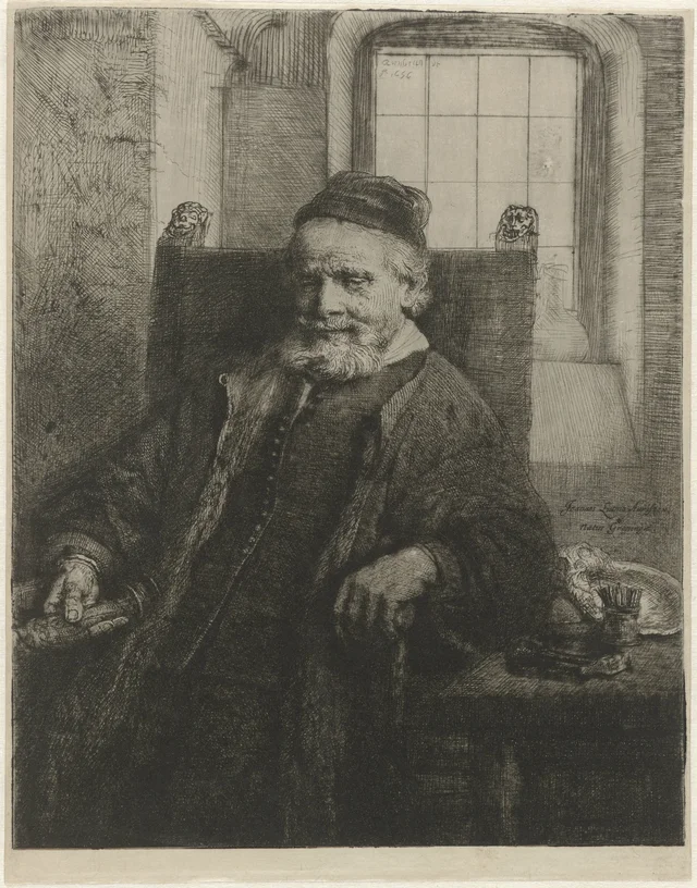 Jan Lutma, orfebre, Rembrandt van Rijn