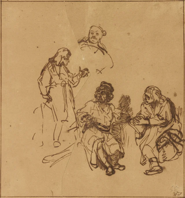 Joseph in Prison Interpreting the Dreams of Pharaoh's Baker and Butler