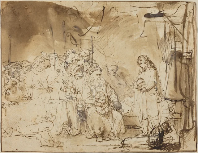 Joseph racontant ses rêves, Rembrandt van Rijn