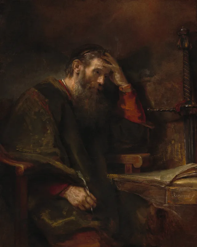 The Apostle Paul, Rembrandt van Rijn