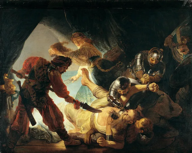 The Blinding of Samson, Rembrandt van Rijn
