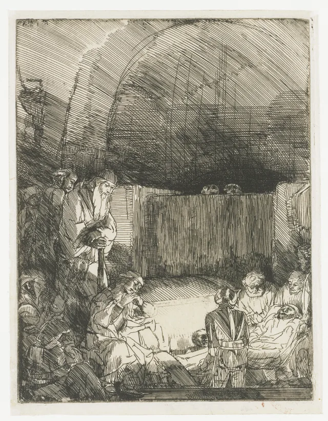 El entierro de Cristo, Rembrandt van Rijn
