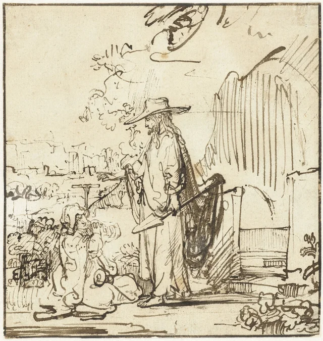 Christ Appearing to Mary Magdalene as a Gardener (Noli me tangere)