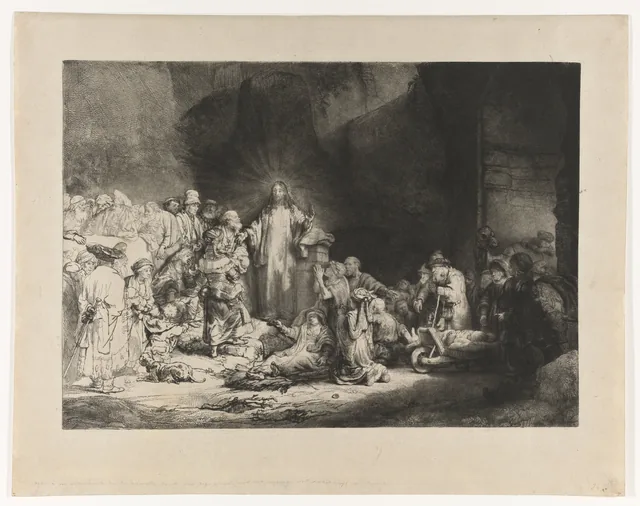 Christ Healing the Sick (‘Hundred Guilder Print’), Rembrandt van Rijn