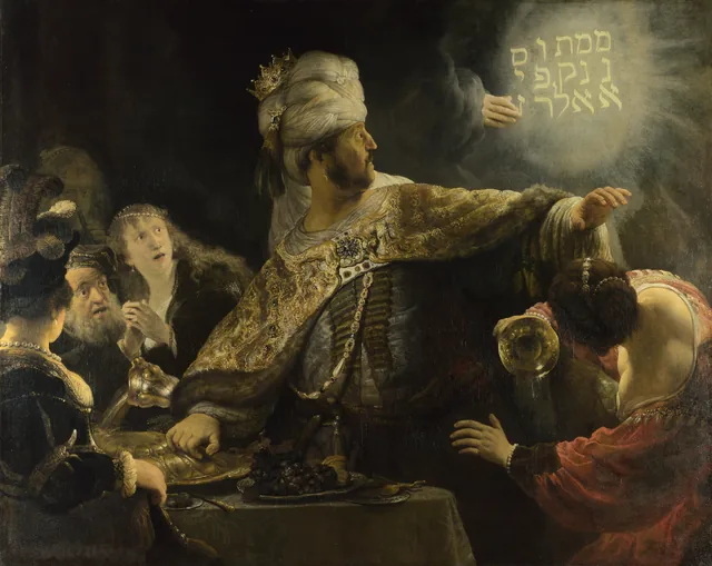 Belshazzar's Feast, Rembrandt van Rijn