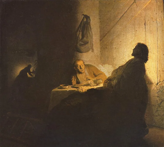 The Supper at Emmaus, Rembrandt van Rijn