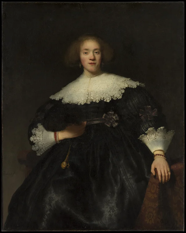 Portrait of a Young Woman with a Fan