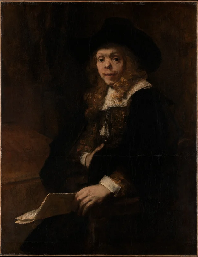 Portrait of Gerard de Lairesse, Rembrandt van Rijn