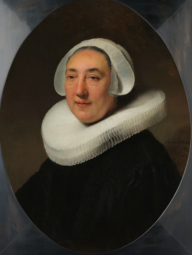 Retrato de Haesje Jacobsdr van Cleyburg