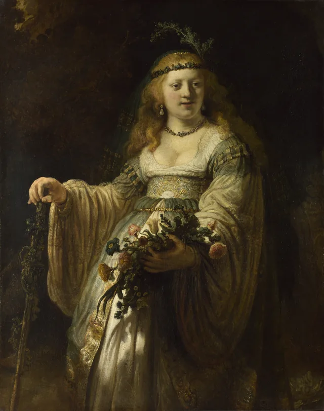 Saskia van Uylenburgh in Arcadian Costume