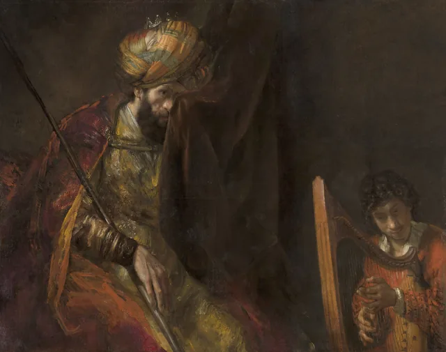 Saul and David, Rembrandt van Rijn