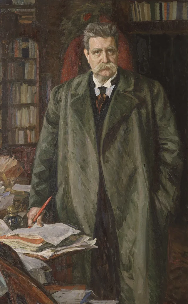 首相、社会民主党党首、国際連盟代表、評論家ヤルマール・ブランティング（1860-1925）、1911-1912年