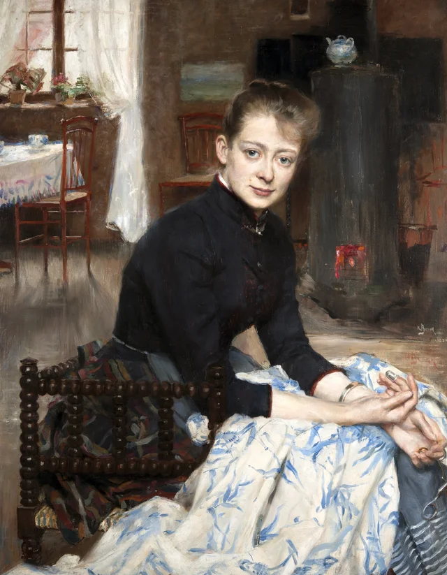 A esposa do artista, Richard Bergh