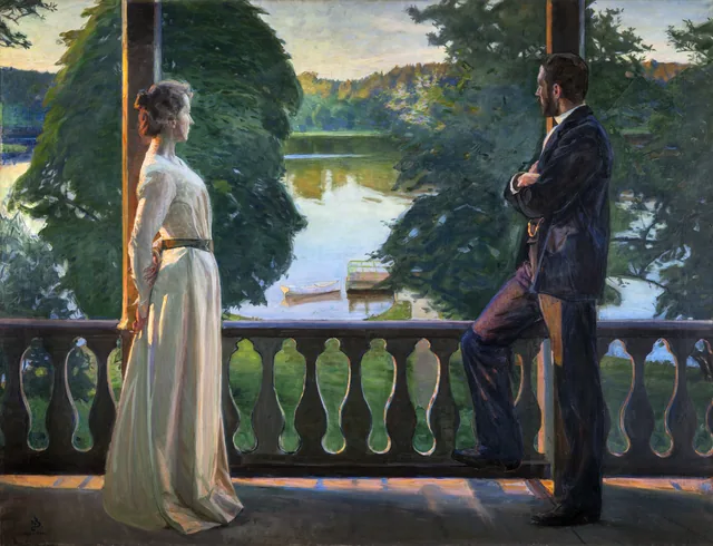 Noite de verão nórdica, Richard Bergh